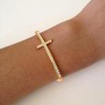 Rhinestone Cross Friendshi..