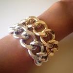 Oversize Chunky Chain Brac..